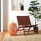 Glitzhome® 18.25" Multifunctional Solar Powdered Iron Leaf Cutout Garden Stool